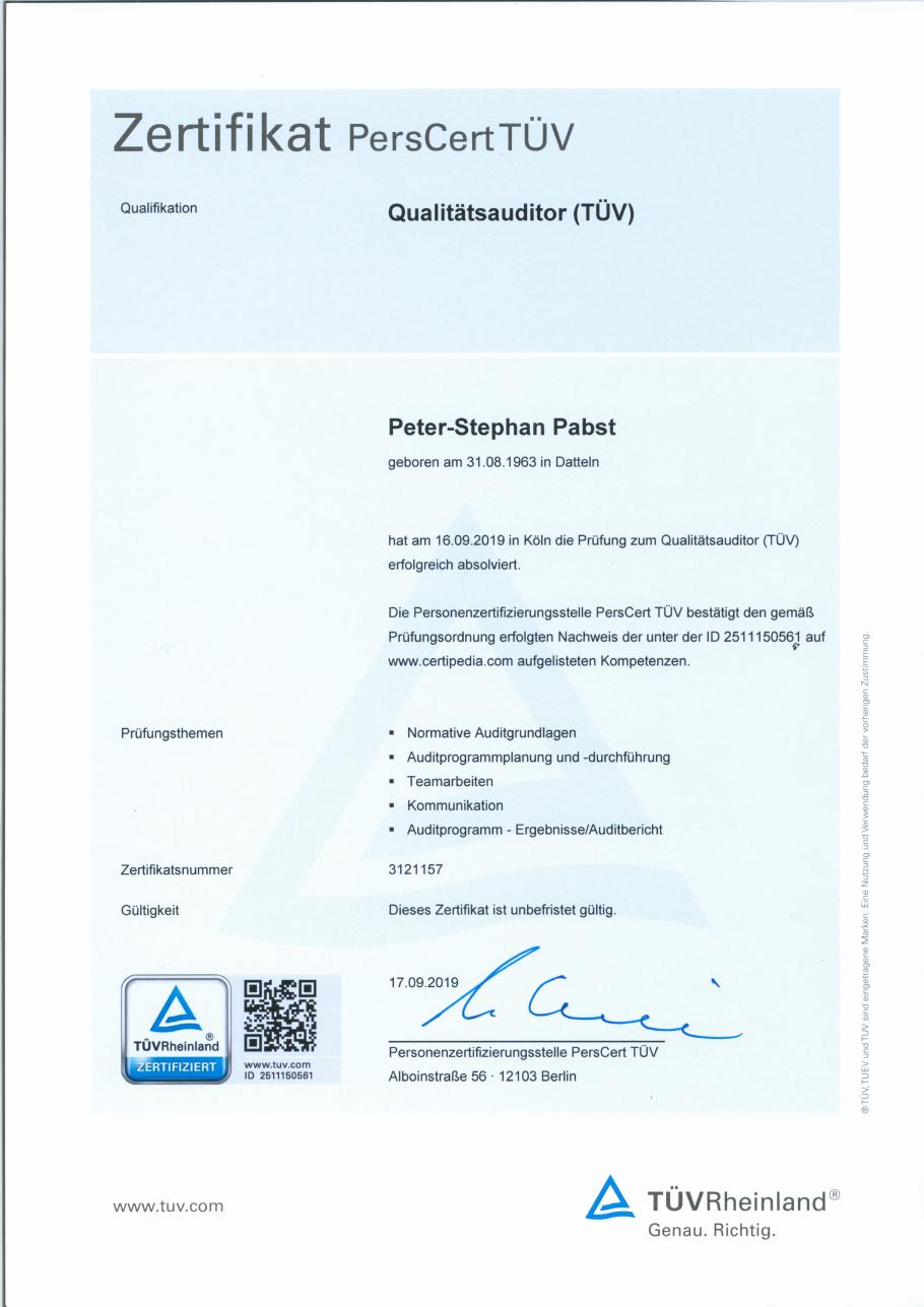 Qualitätsauditor