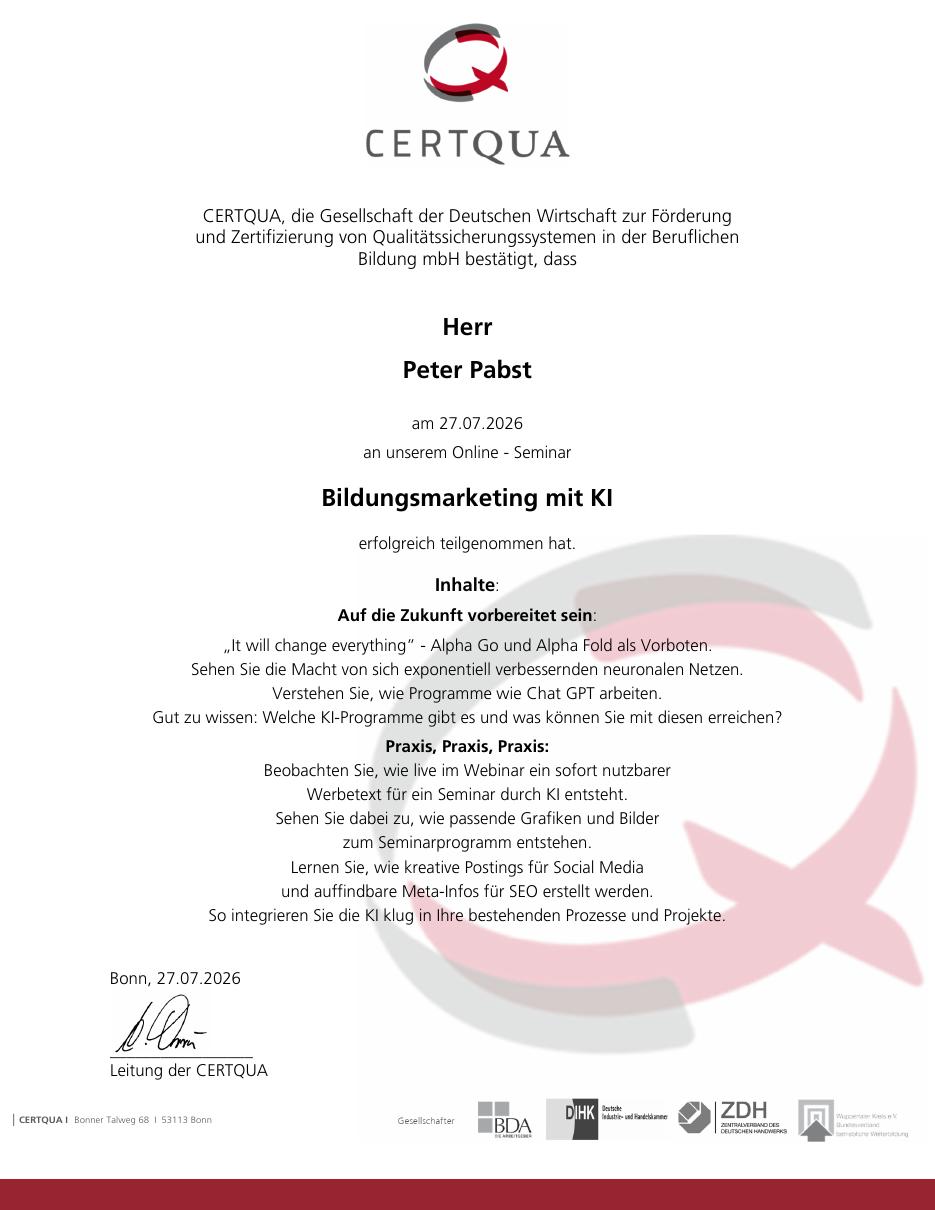 Bildungsmarketing mit KI